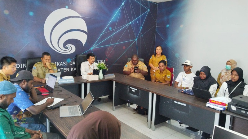 Tingkatkan Keterbukaan Informasi, Kampung Coa Ikuti Pembinaan Website “Desa Cantik” di Dinas Kominfo Kaimana